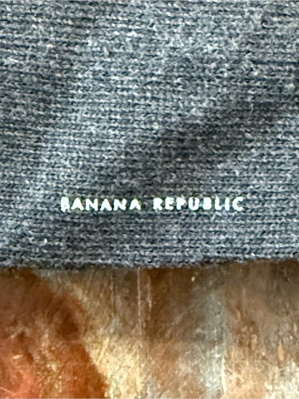 Banana Republic Men’s Size 10-13 Charcoal Cotton Blend Ribbed Crew Socks NWT